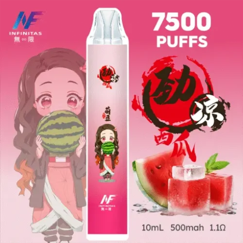 INF無限&鬼滅之刃聯名版抛棄式7500口